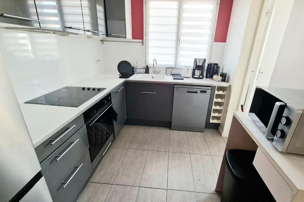 Appartamento Appart Cosy & Spacieux-Metro7 Louis-Aragon+Parking Vitry-sur-Seine Esterno foto